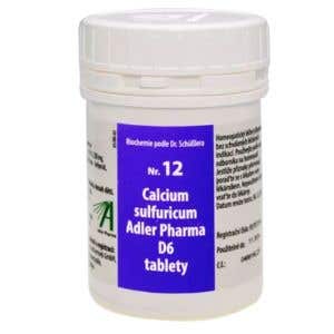 Adler Pharma Schüsslerove soli – Nr. 12 Calcium sulfuricum D6 400 tabliet