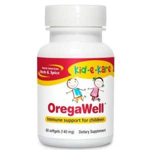 North American Herb & Spice Kids OregaWell – detský multivitamín 60 mini kapsúl