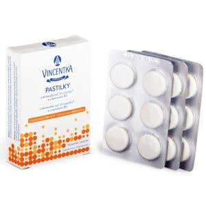Vincentka Pastilky ovocn&eacute; 18 ks