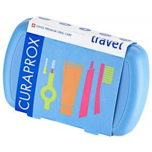 Curaprox Travel set modrý Cestovná súprava na ústnu hygienu 1 ks