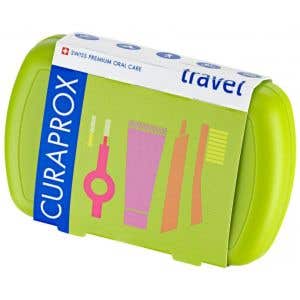 Curaprox Travel set zelený Cestovná súprava na ústnu hygienu 1 ks