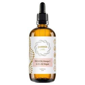 Puravia Labs Prenatálne Omega-3 s D3 + K2 60 ml