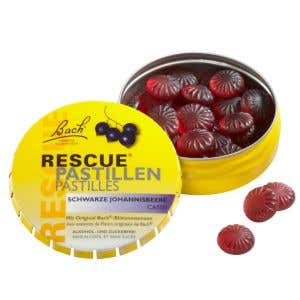 Nelsons Bachove esencie Rescue Pastilky s príchuťou čiernych ríbezlí 50 g