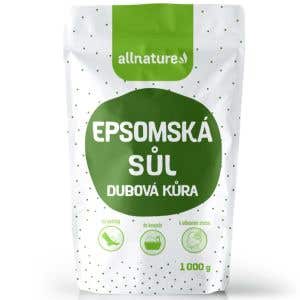 Allnature Epsomská soľ Dubová kôra 1000 g