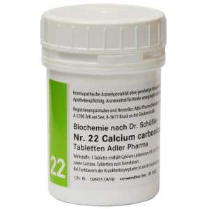 Adler Pharma Schüsslerove soli – Nr. 22 Calcium carbonicum D12 400 tabliet