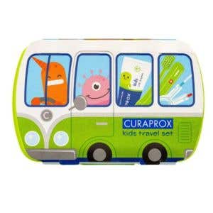 Curaprox Travel set Kids zelený