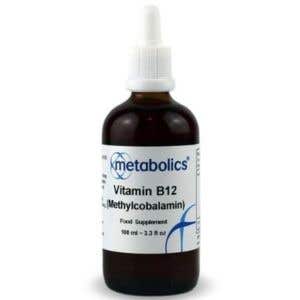 Metabolics Tekut&yacute; vitam&iacute;n B12 Methylcobalamin vegan kvapky 100 ml
