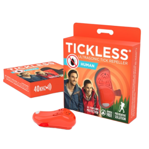 Tickless Human - Ultrazvukový odpudzovač kliešťov a bĺch pre ľudí - oranžový