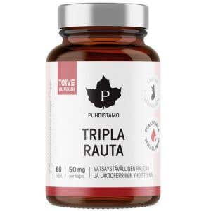 Puhdistamo Triple Iron - Železo, laktofer&iacute;n a vitam&iacute;n C 60 kaps&uacute;l