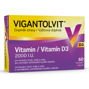VigantolVit D3 2000 IU 60 kapsúl