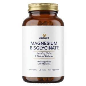 Vitalpoint Premium Magnesium Bisglycinate + B6 180 kaps&uacute;l