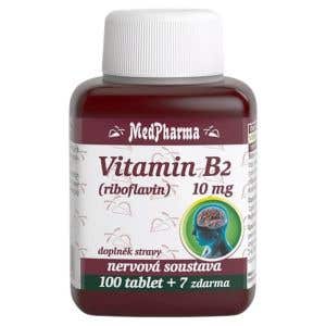 MedPharma Vitamín B2 10 mg 107 tabliet