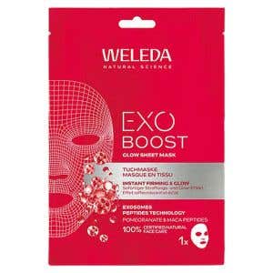 Weleda Exo Boost Spevňujúca pleťová maska ​​– Granátové jablko a Maca-peptidy 20 ml