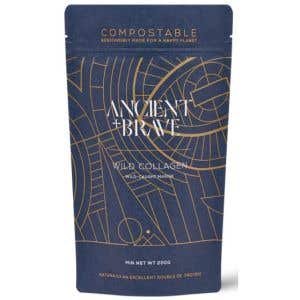 Ancient and Brave Wild Marine Collagen - Morský kolagén v kompostovateľnom sáčku 200 g