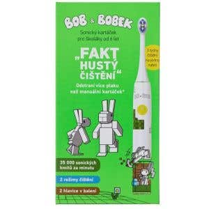 Bob a Bobek KRAFT Fakt hustý čistenie – Sonická zubná kefka pre školákov od 6 rokov