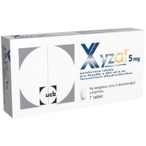 Xyzal 5 mg 7 tabliet