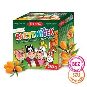 Terezia Rakytníček multivitamín želatínky s rakytníkom 70 ks