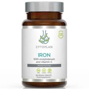 Cytoplan Iron - Železo s vitam&iacute;nom C a molybd&eacute;nom 60 veg&aacute;nskych tabliet